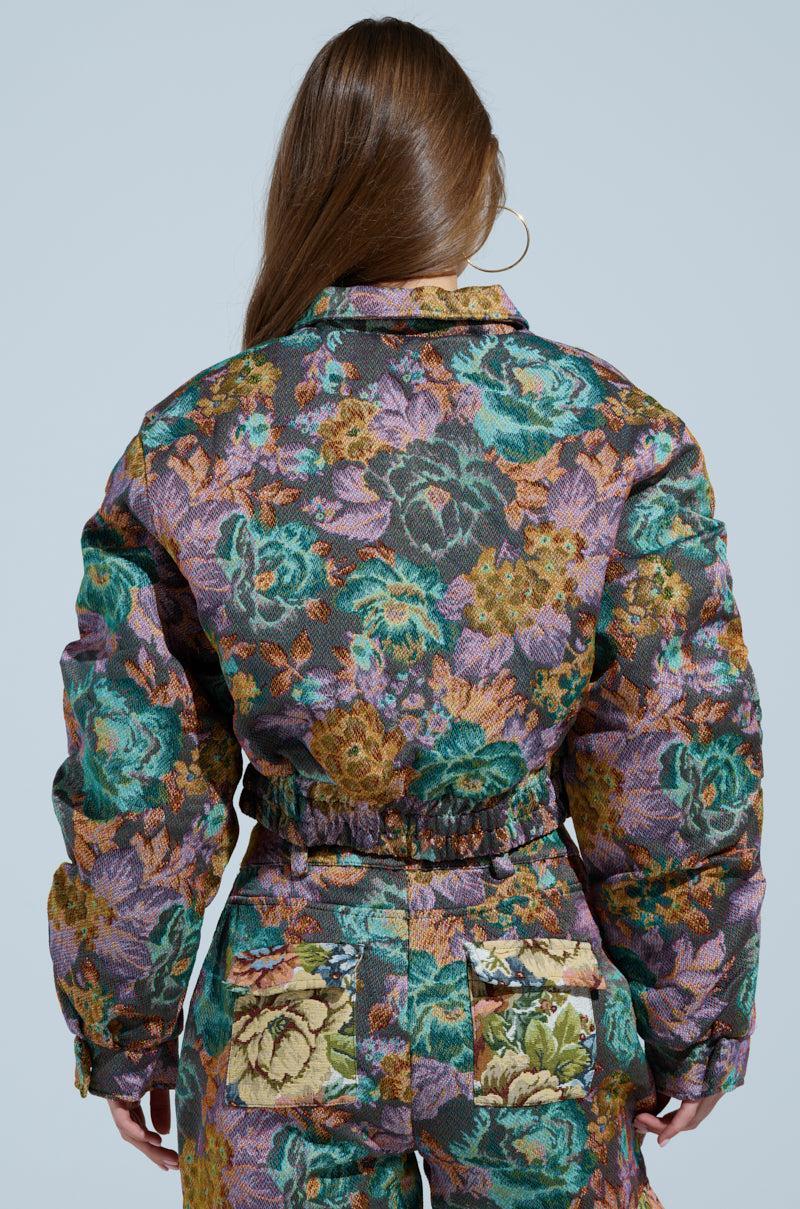 LOGAN SQUARE JACQUARD BOMBER Product Image