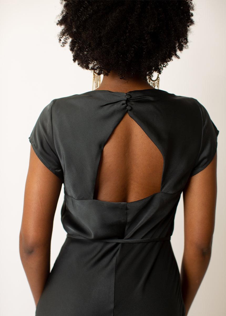 Haven Dress in Washed Black Female Product Image