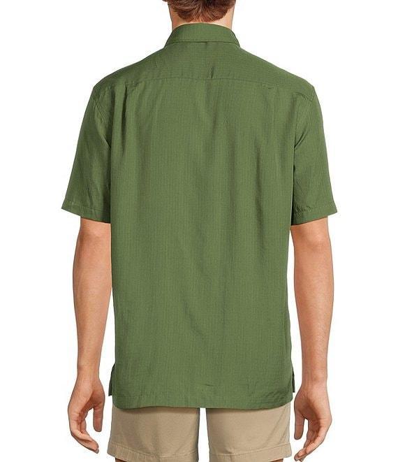 Roundtree & Yorke Big & Tall Short Sleeve Solid Sport Shirt Product Image