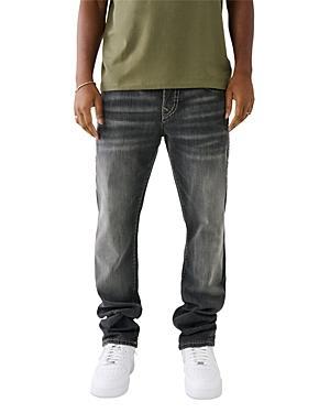 True Religion Ricky Super T Straight Fit Jeans in Tahoe Black Product Image