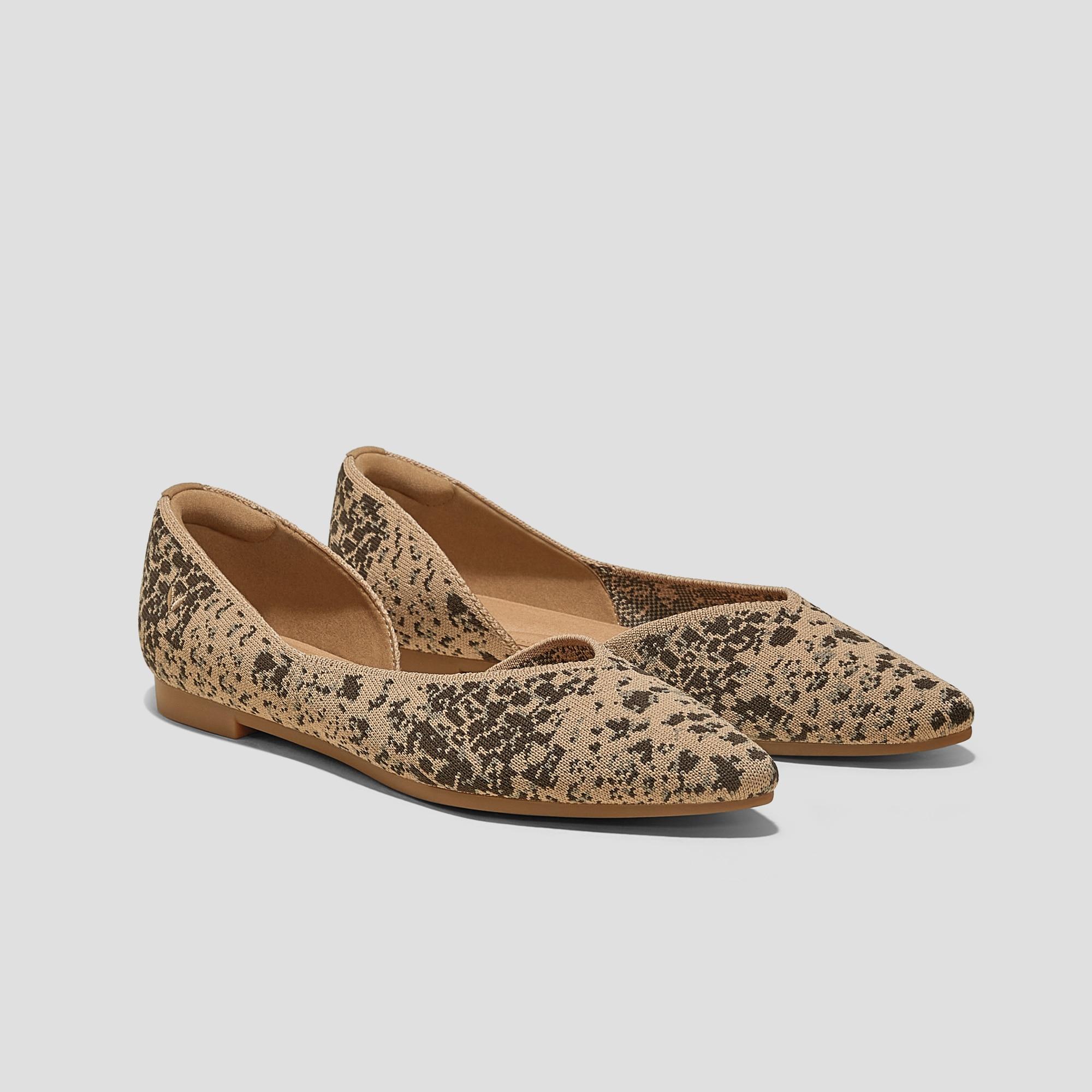 Pointed-Toe D'Orsay Flats (Melia) Product Image