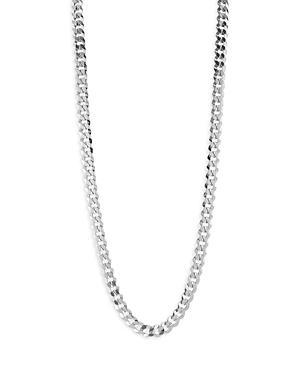 Milanesi And Co Sterling Silver Curb Chain Necklace 7mm, 22 Product Image
