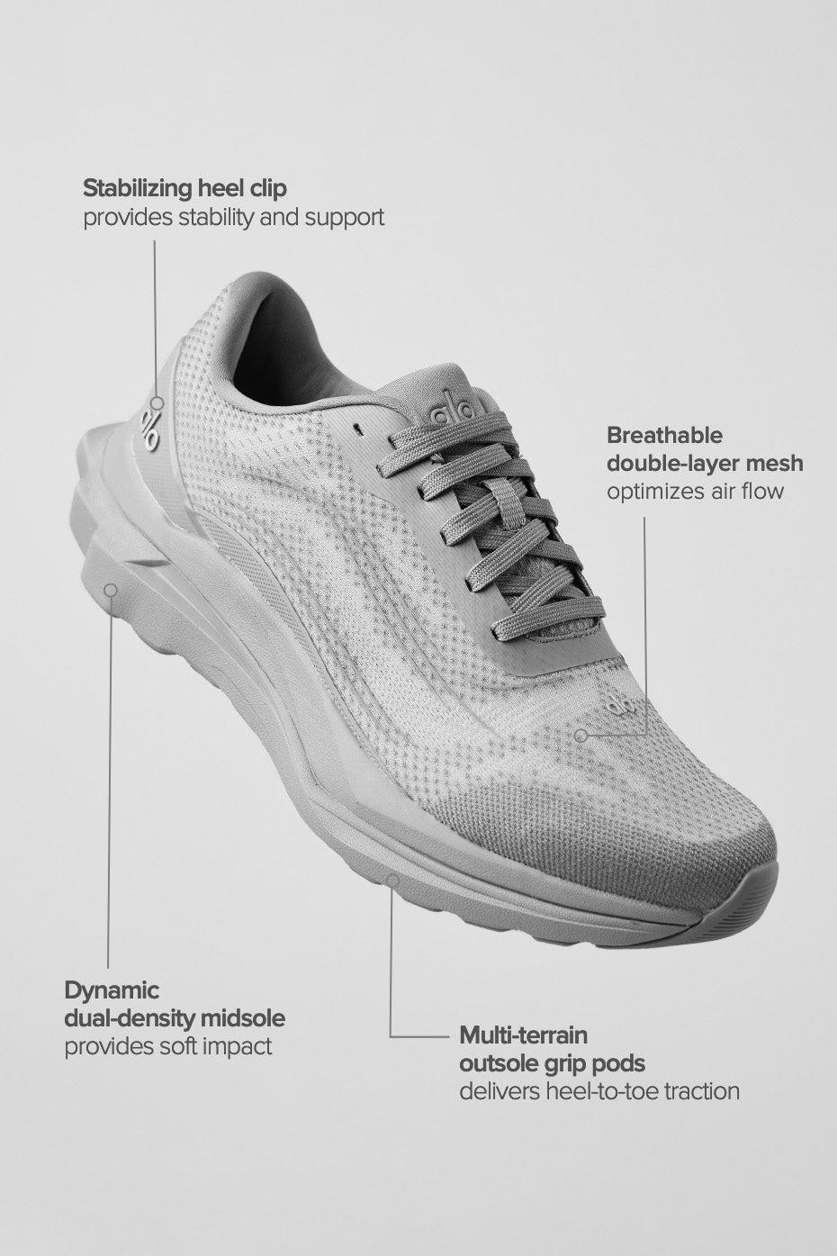 Alo Runner - Grey/Grey Product Image