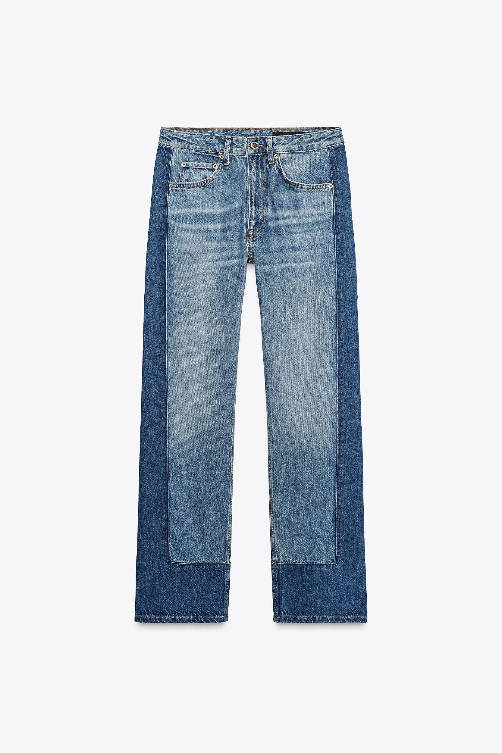 STRAIGHT CUT MID RISE JEANS ZW COLLECTION Product Image