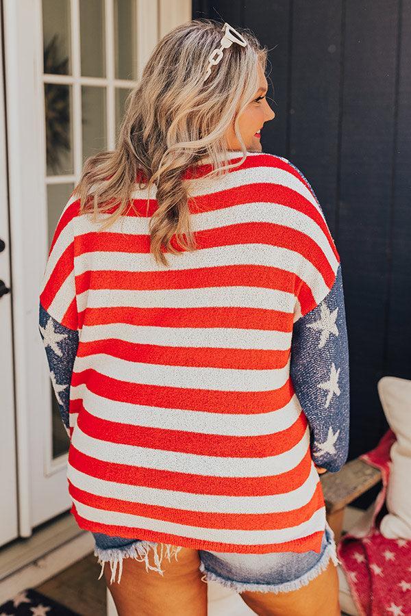 American Dream Knit Sweater Curves Product Image