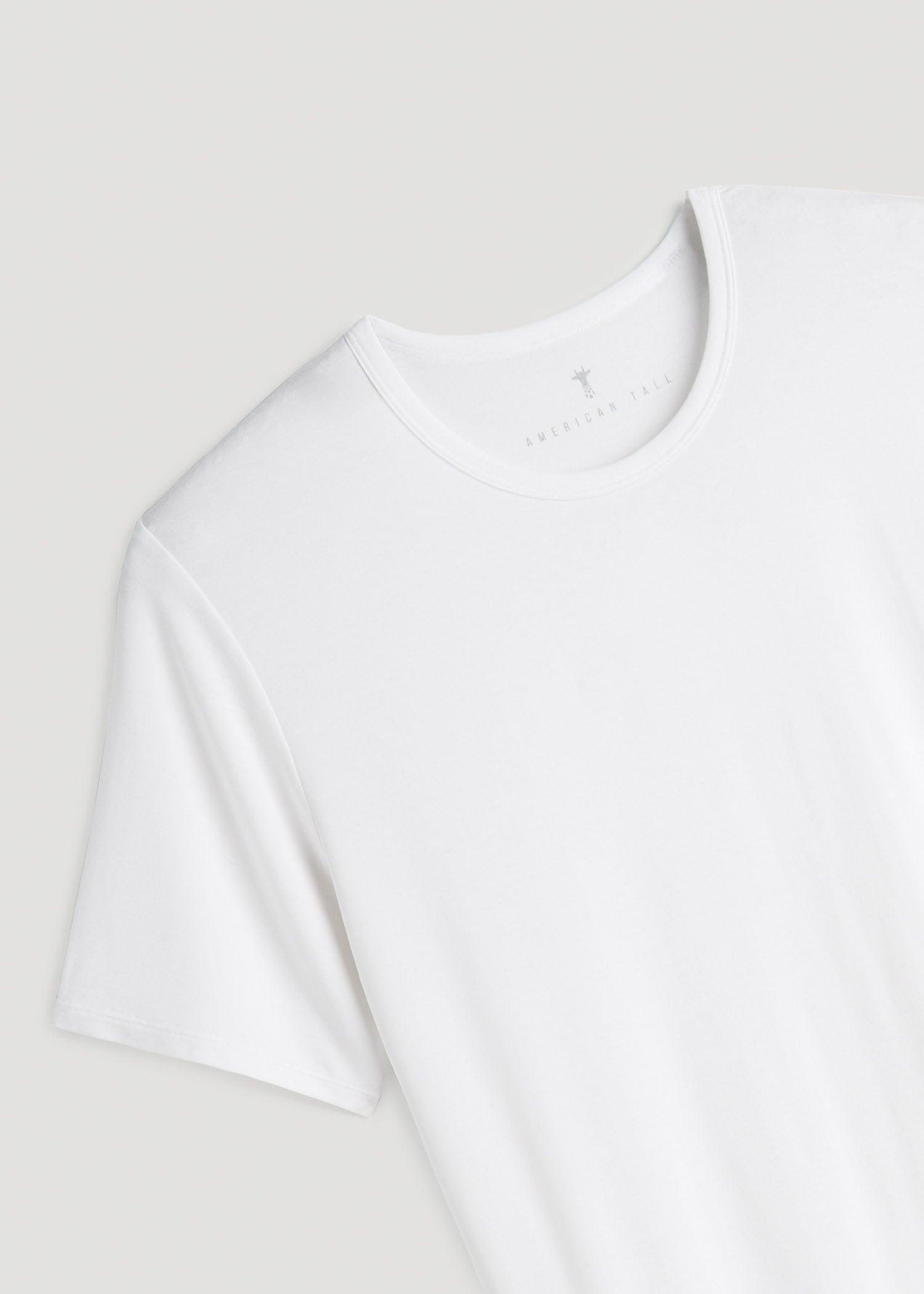 2 Pack Luxe Modal Crewneck Undershirt in White Product Image