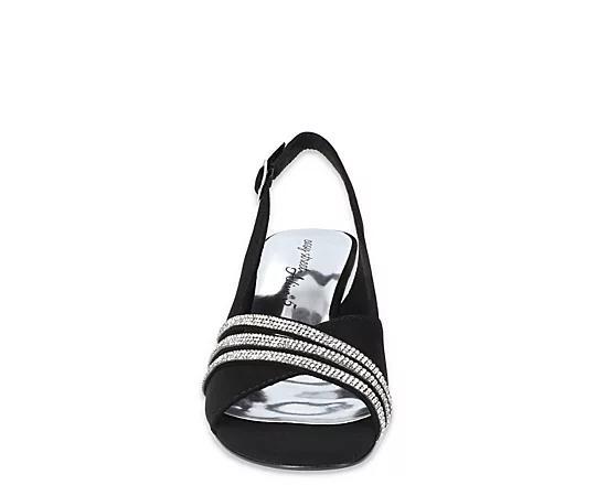 Easy Street Teton Women's Dress Heel Sandals, Size: 7, Black Lamy Product Image