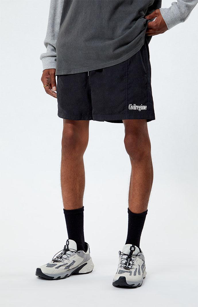 Civil Men's Faux Suede Shorts - Product Image