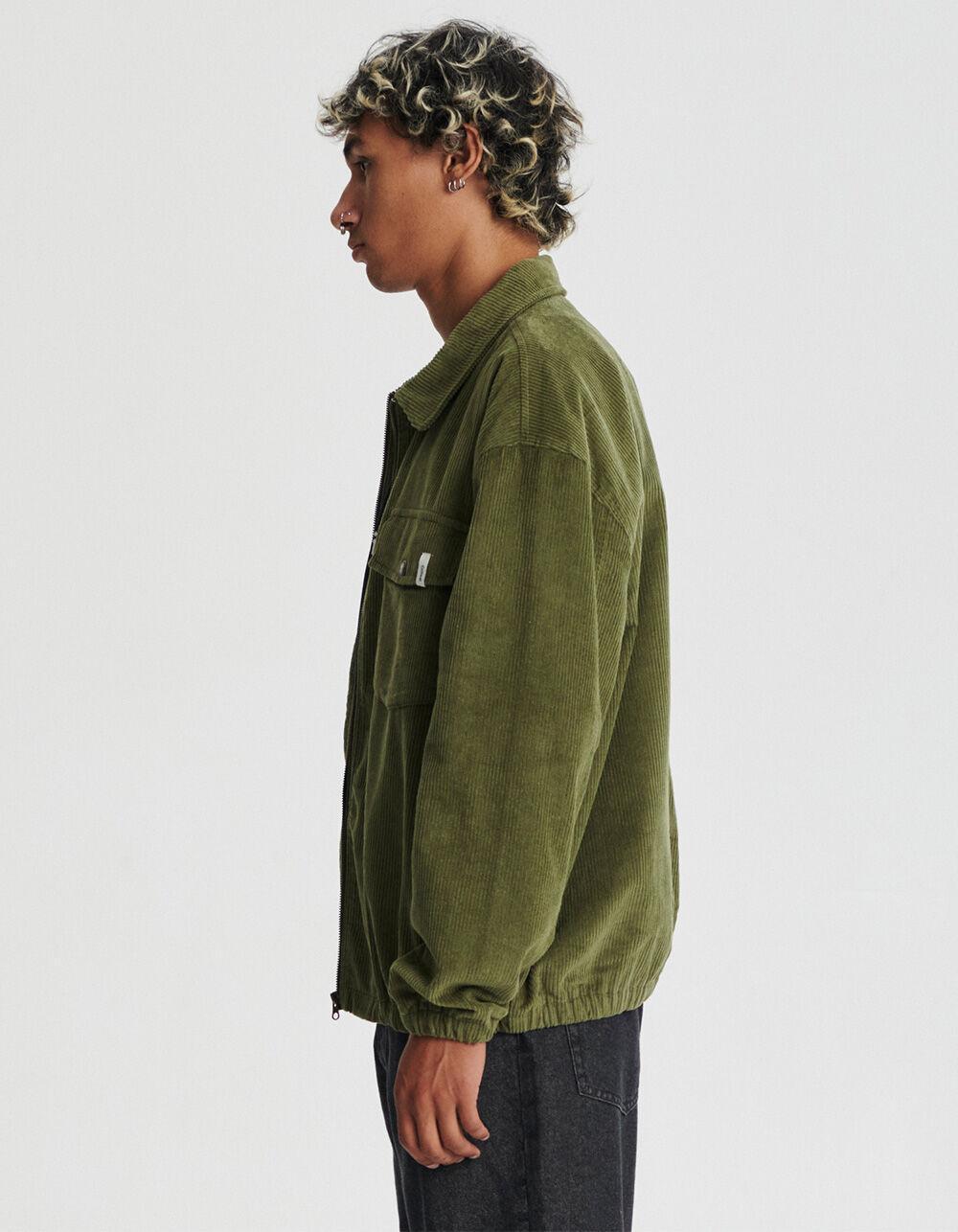 THE CRITICAL SLIDE SOCIETY Blackbird Mens Corduroy Jacket - OLIVE Product Image