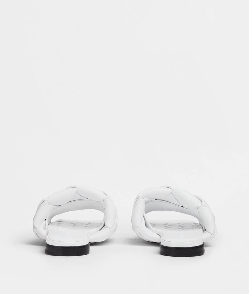 Women's Lido Flat Sandal in Optic white Product Image