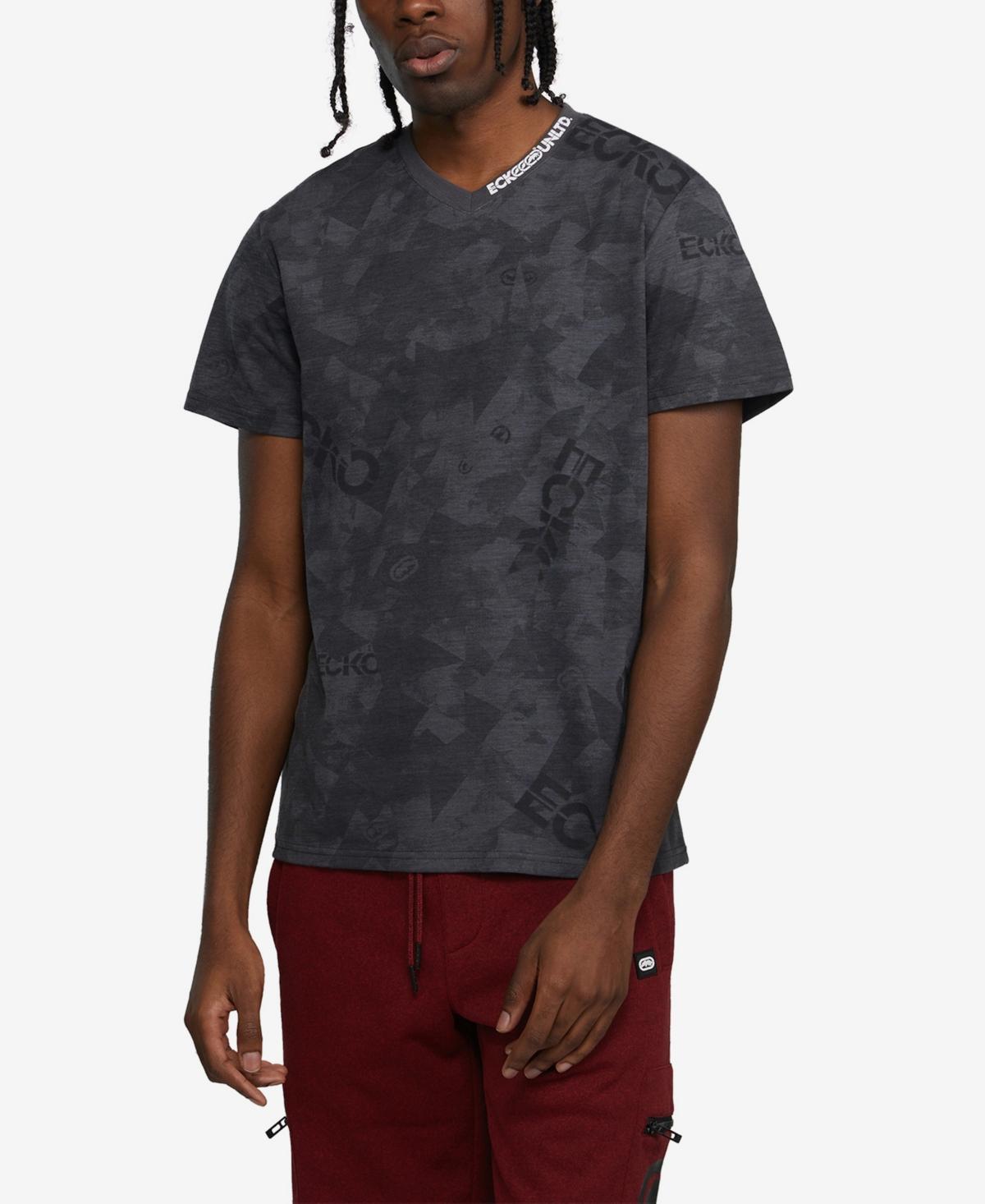 Ecko Unltd Mens Short Sleeve Toot Your Horn V-Neck T-shirt Product Image
