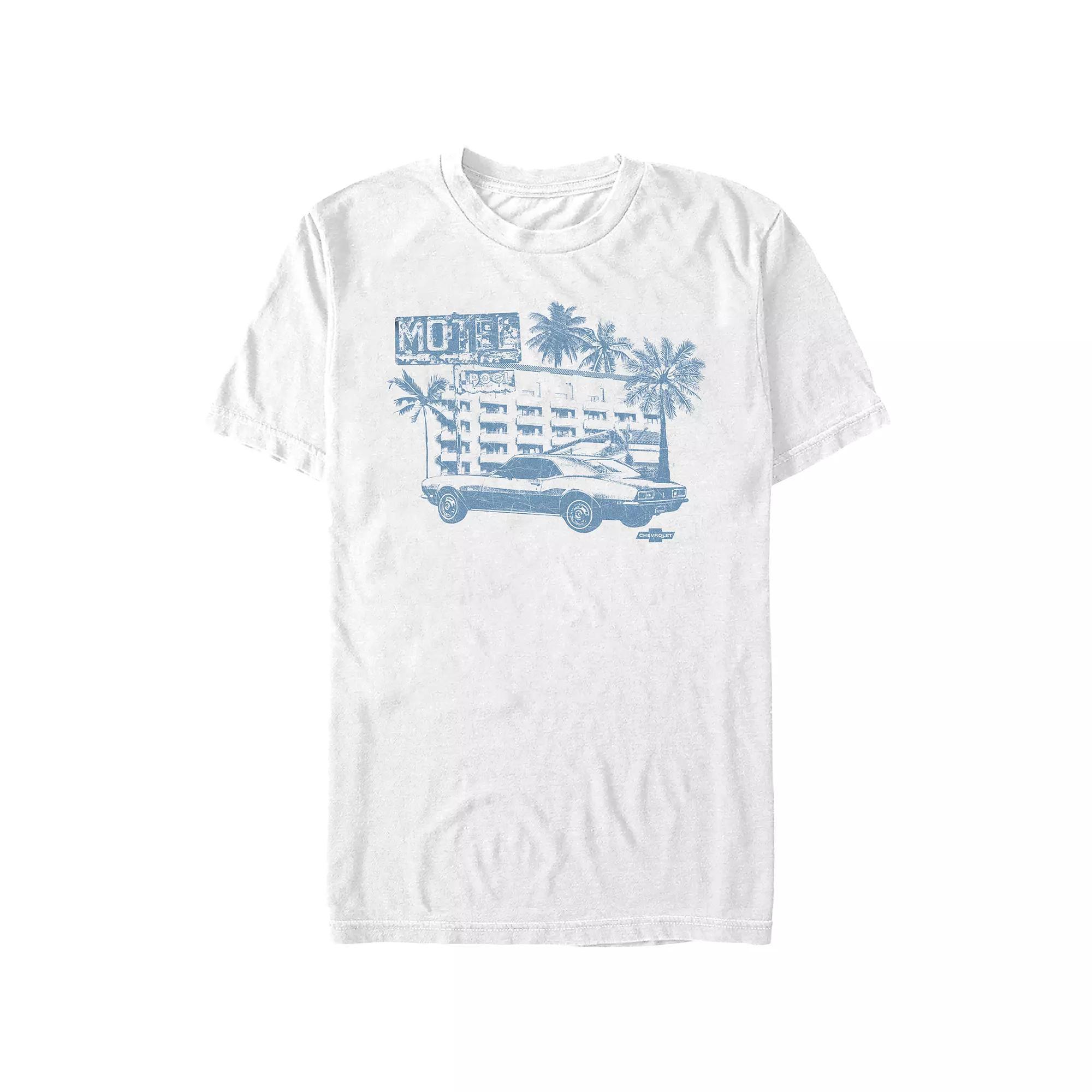 Mens Chevrolet Camaro Parked In Hotel Graphic Tee Product Image