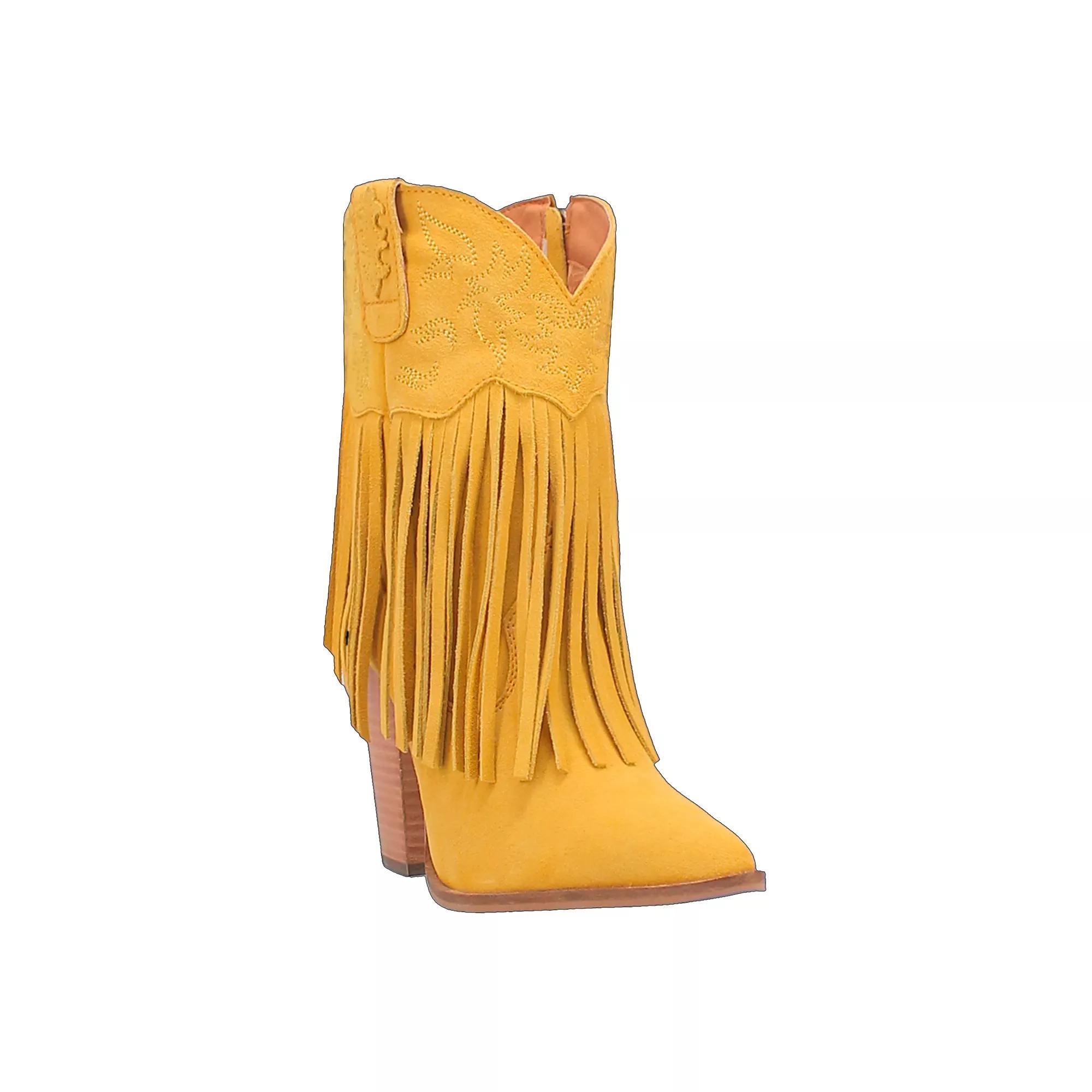 Dingo Crazy Train Women's Ankle Boots, Size: 8.5, Camel Product Image