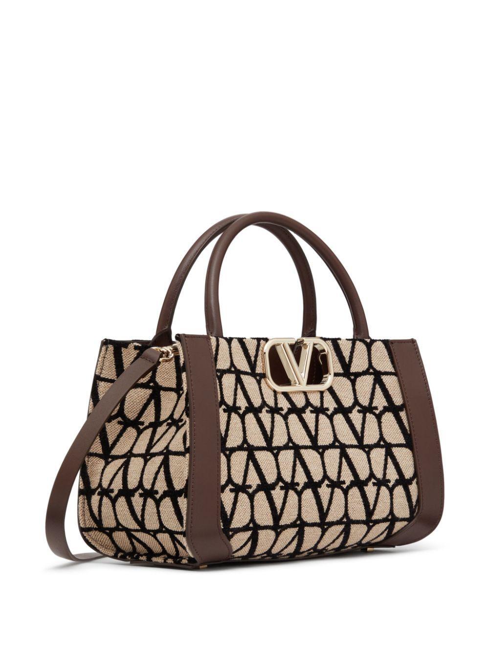 small VLogo Signature Toile Iconographe handbag Product Image