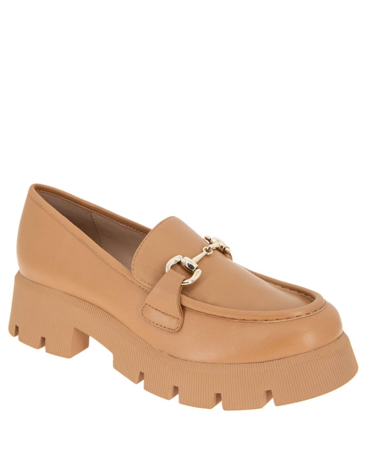 BCBGeneration Raylin Leather Platform Lug Sole Bit Buckle Loafers Product Image