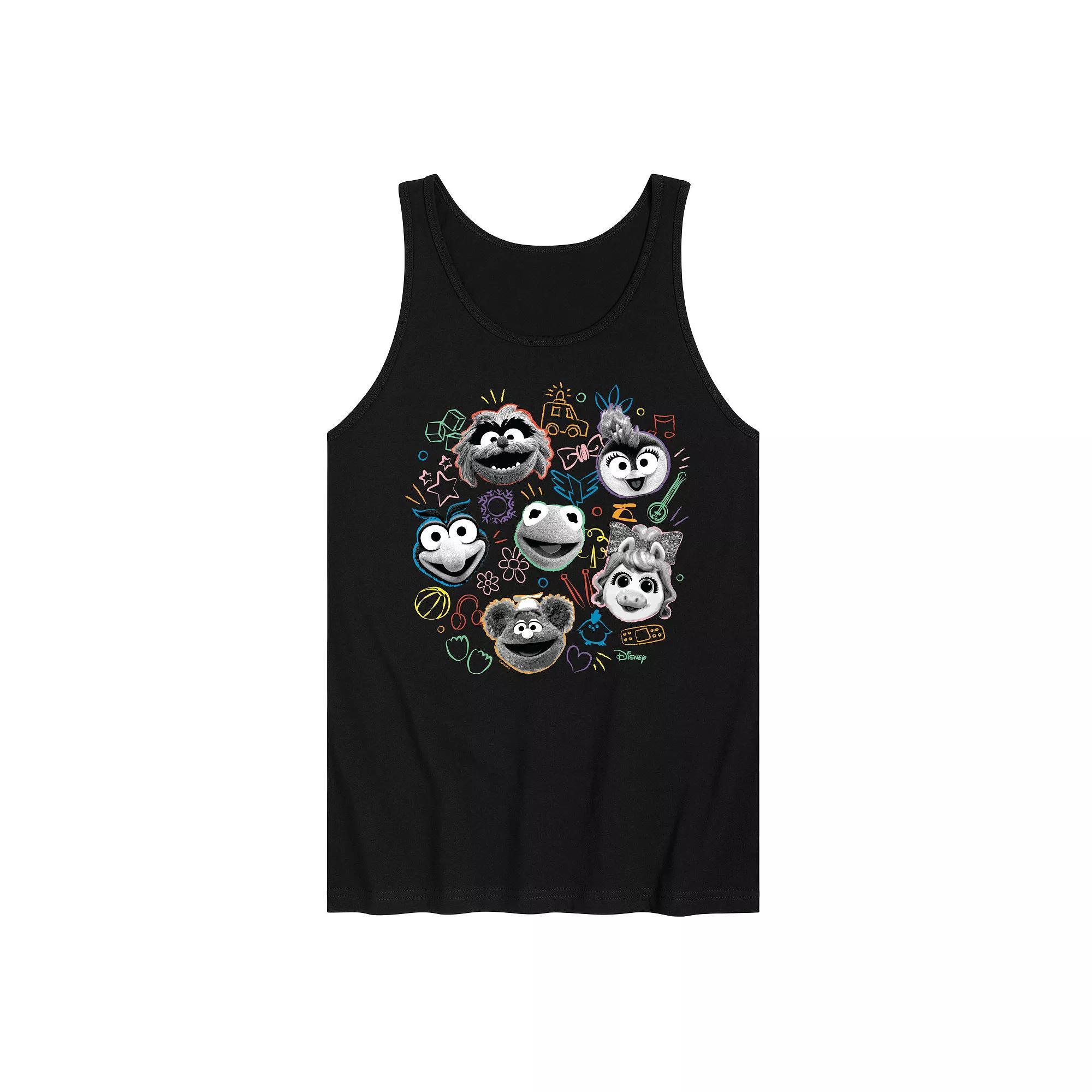 Disneys Muppets Babies Mens Faces Graphic Tank Top Product Image