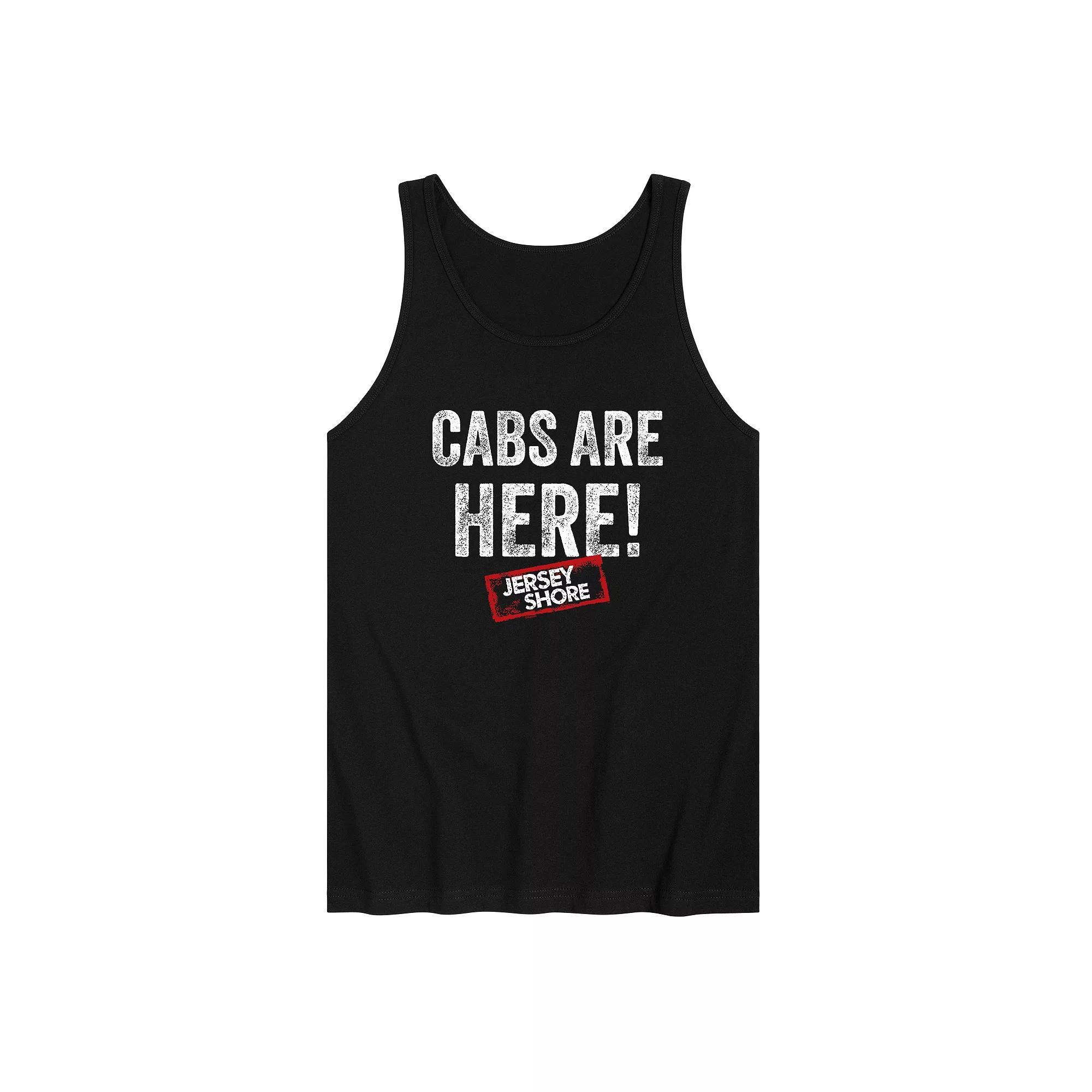 Mens Jersey Shore Cabs Are Here Graphic Tank Top Product Image