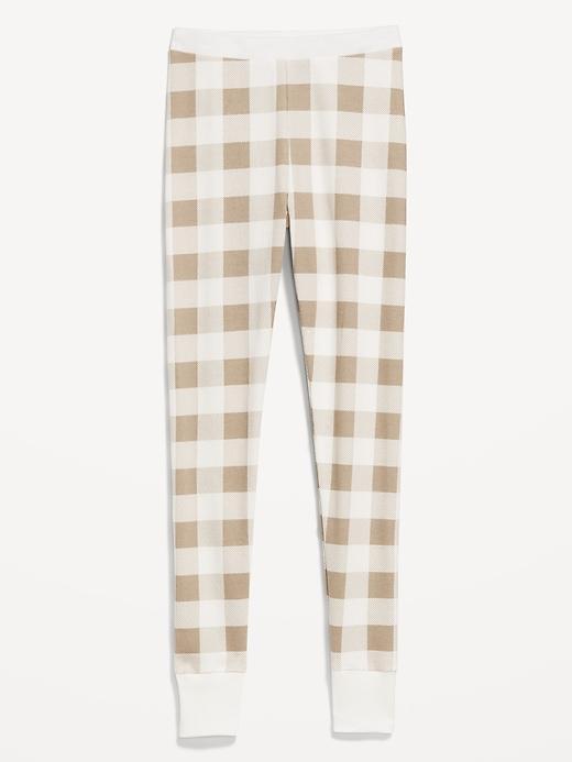 Mid-Rise Flannel Pajama Pants for Women Product Image