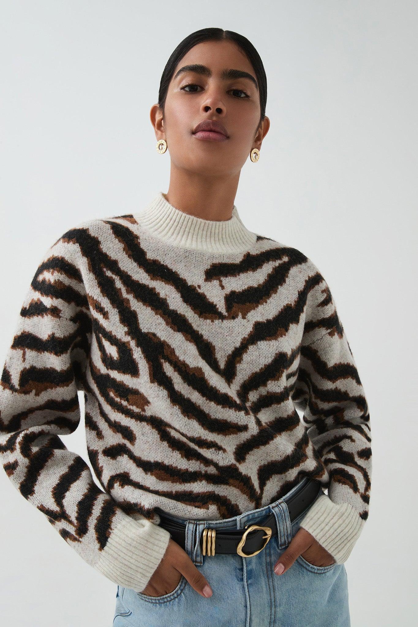 Lennox Jacquard Sweater Product Image