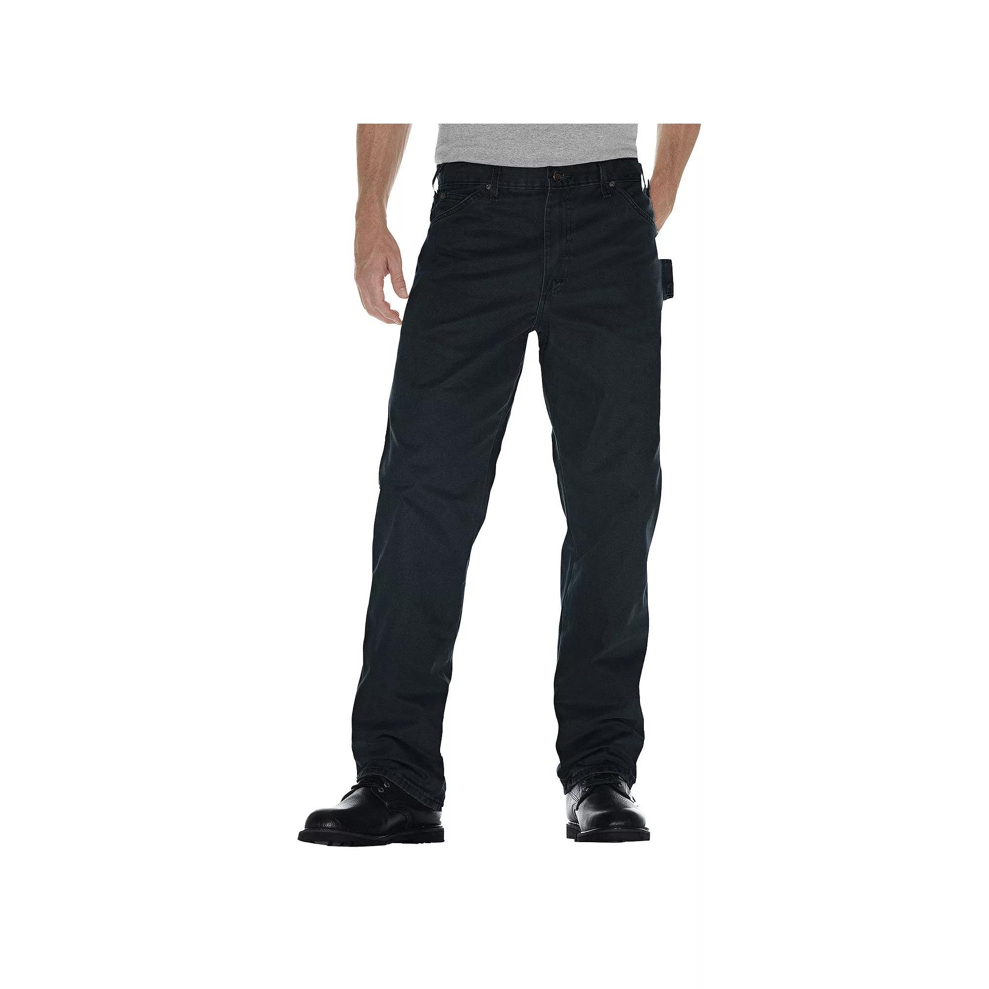 Men's Dickies Sanded Duck Carpenter Jeans, Size: 32X30, Rinsed Grey Product Image