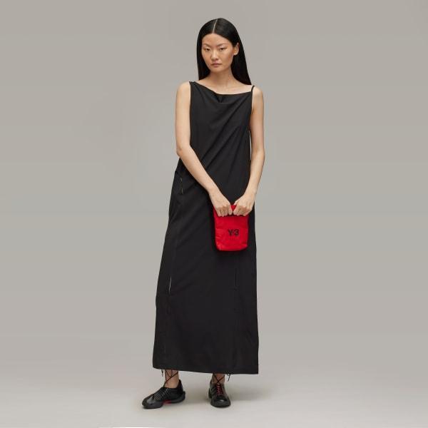 adidas Y-3 Slit Dress Black XS Womens Product Image