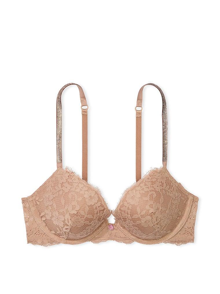 Twinkle Strap Lace Push-Up Bra Product Image