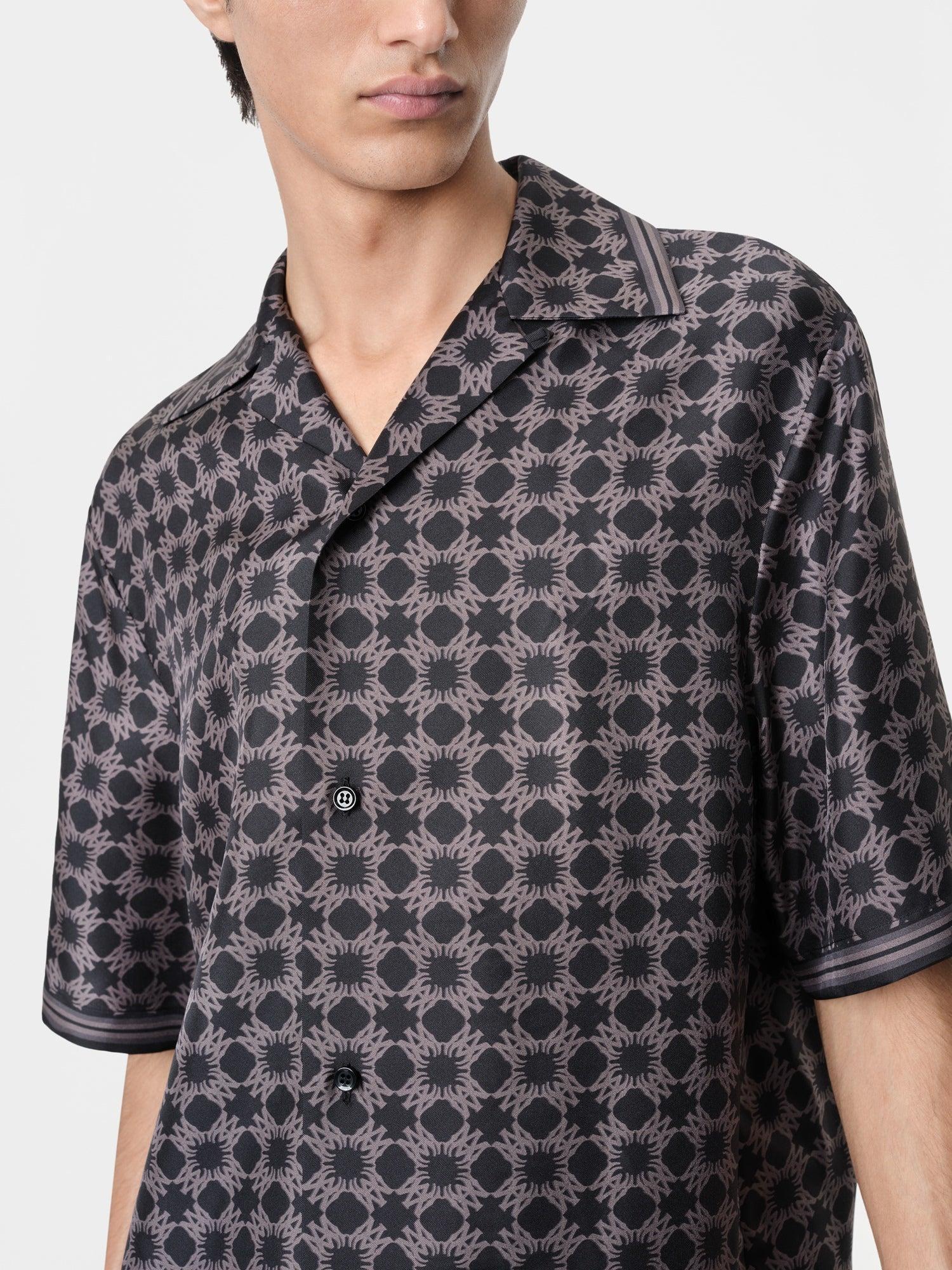MA QUAD BOWLING SHIRT - Black Male Product Image