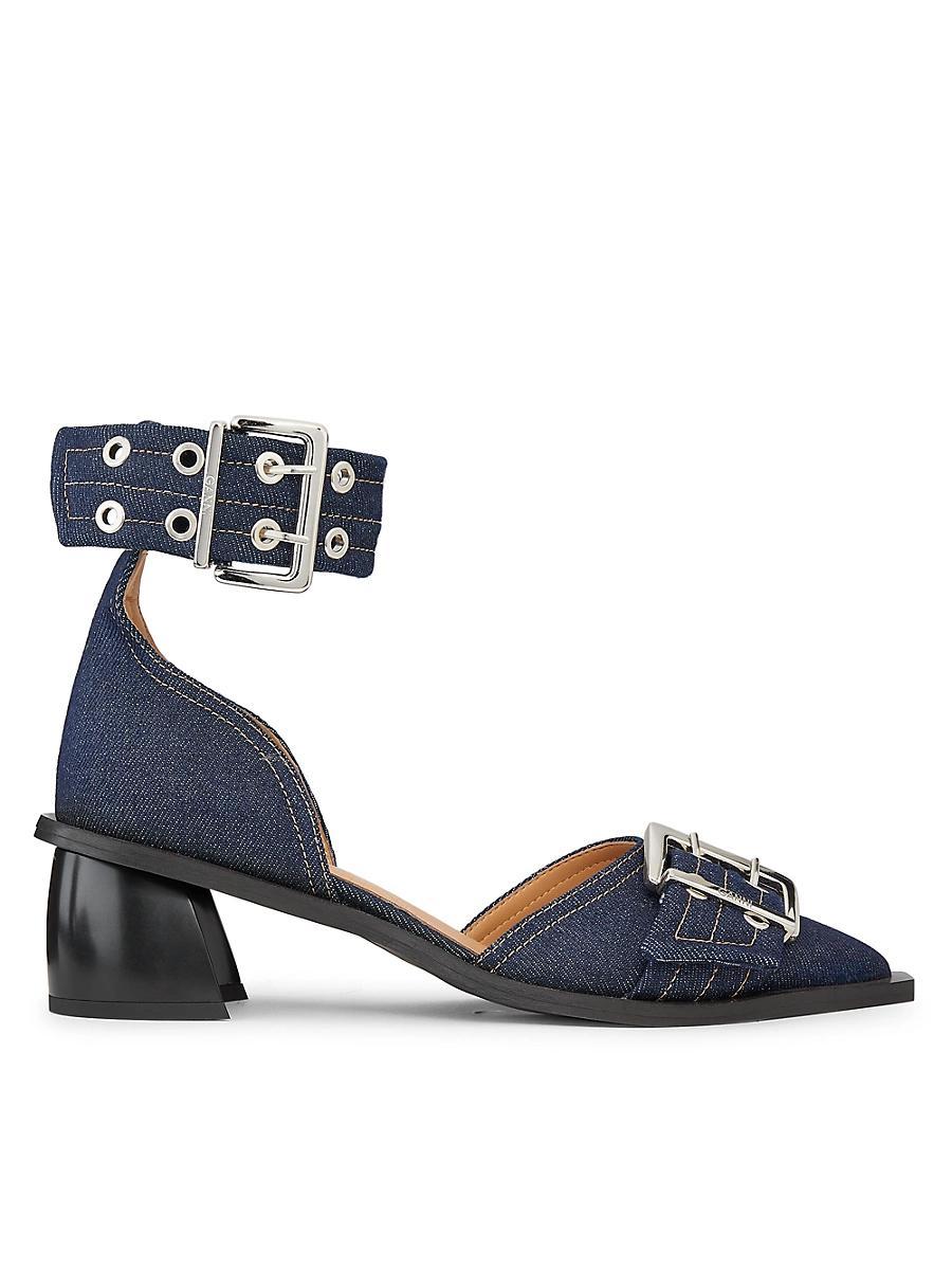 Womens 50MM Buckle-Embellished Pumps Product Image