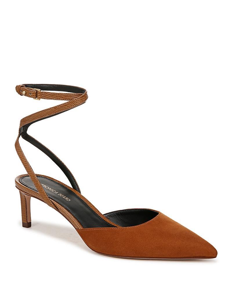 Womens Colette Suede Ankle-Wrap Pumps Product Image