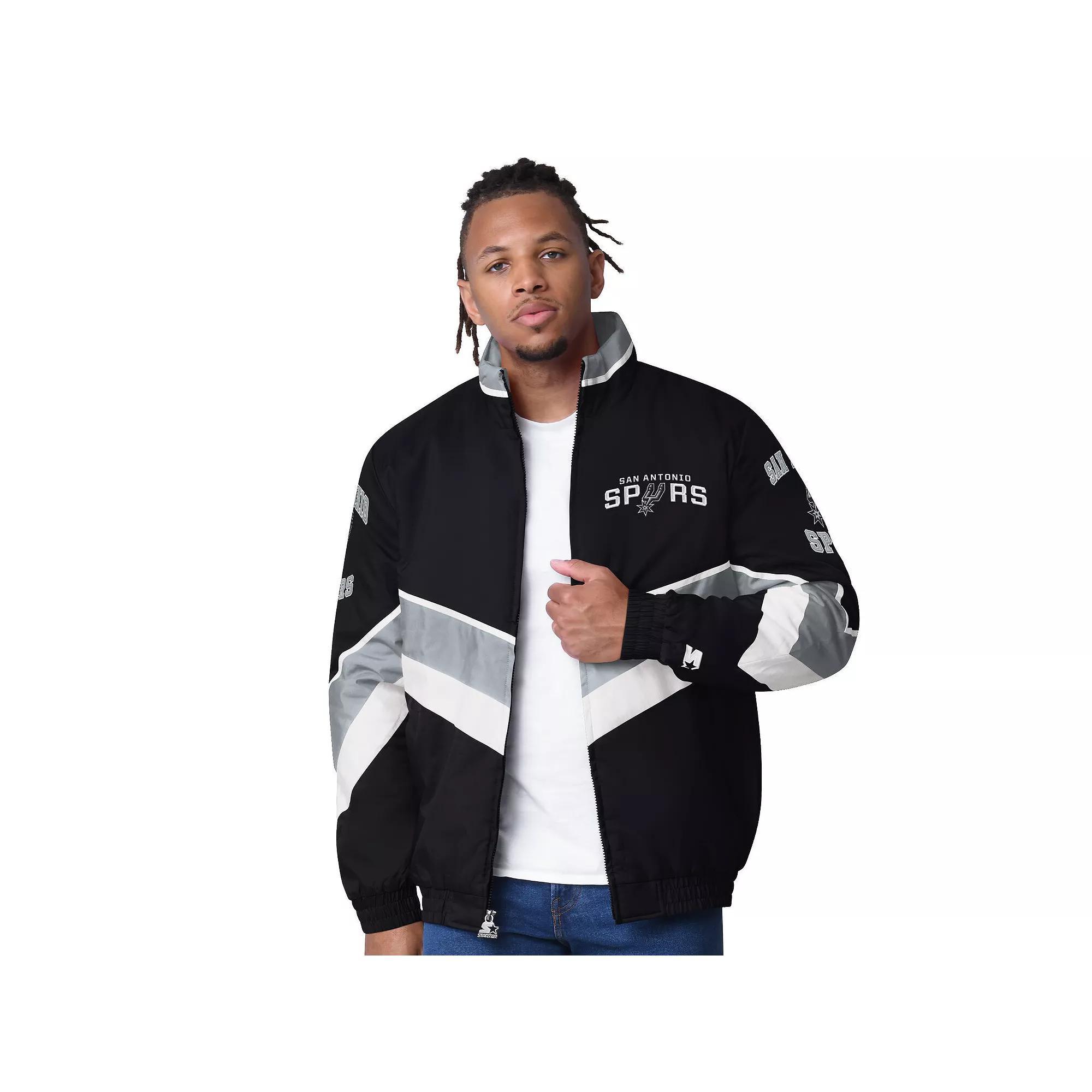 Men's Starter Kelly Green Boston Celtics Captain Oxford Full-Zip Jacket, Size: Small Product Image