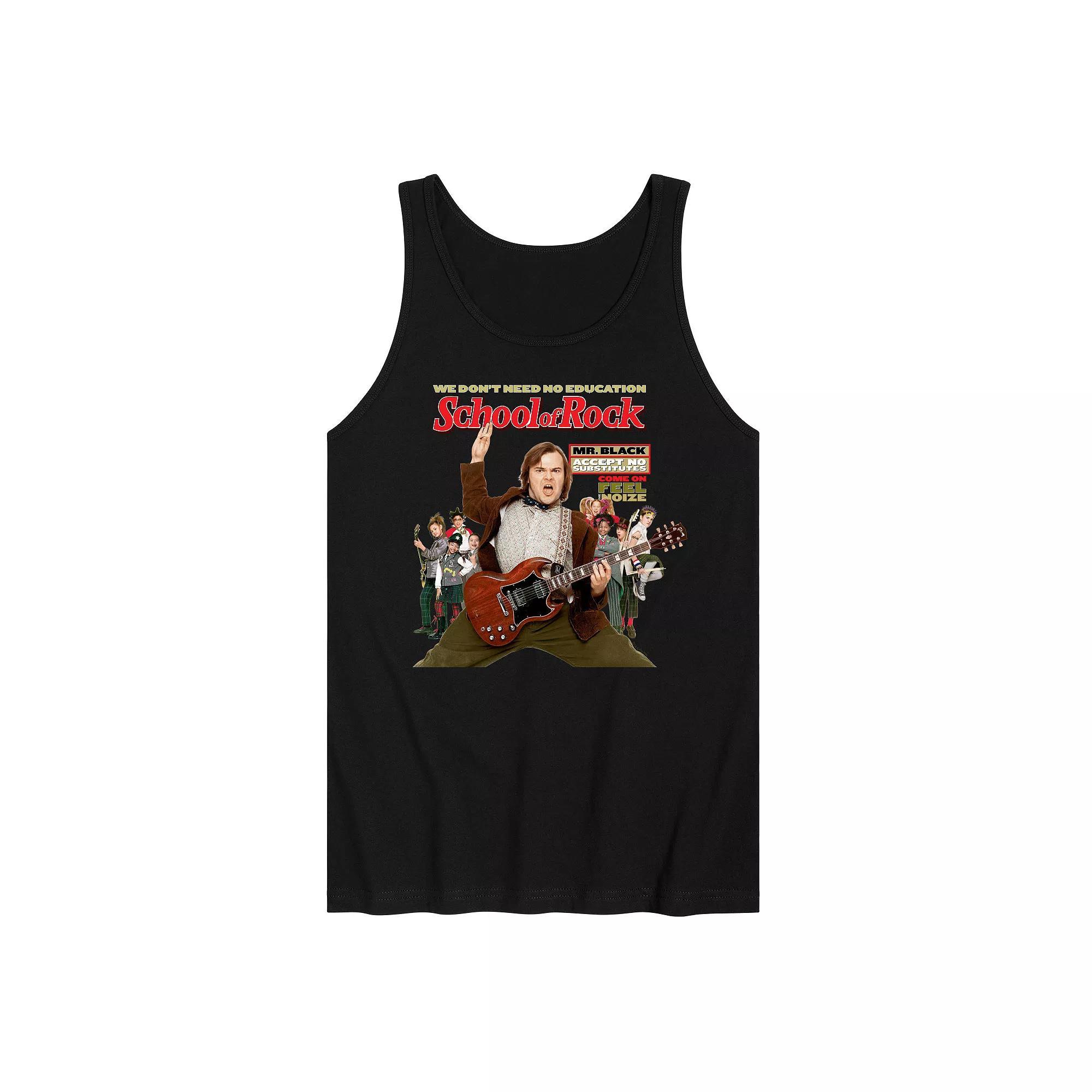 Mens School Of Rock Cover Tank Top Product Image