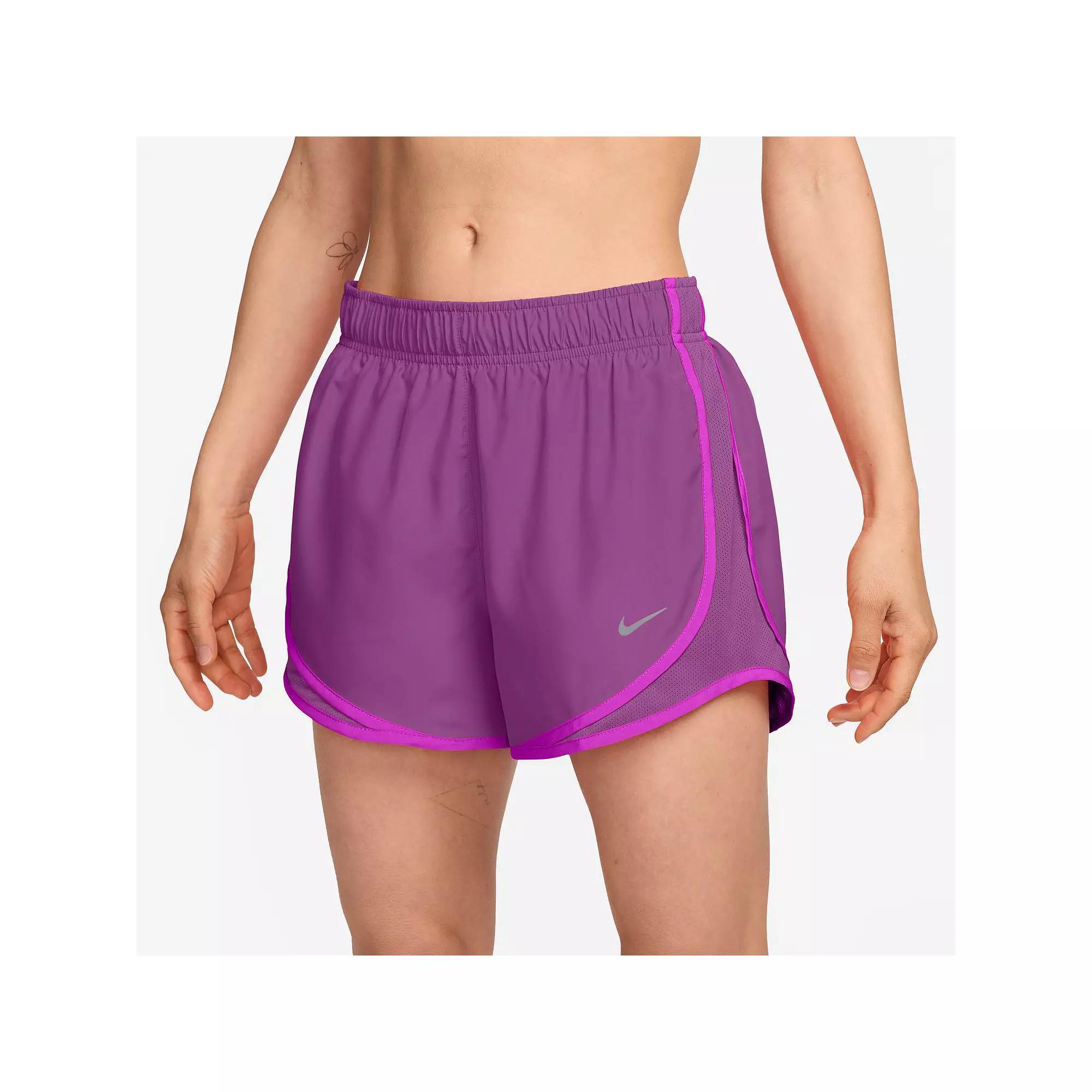 Women's Nike Tempo Dri-FIT Mid-Rise 3-in. Running Shorts, Size: XS, Bold Pink Product Image