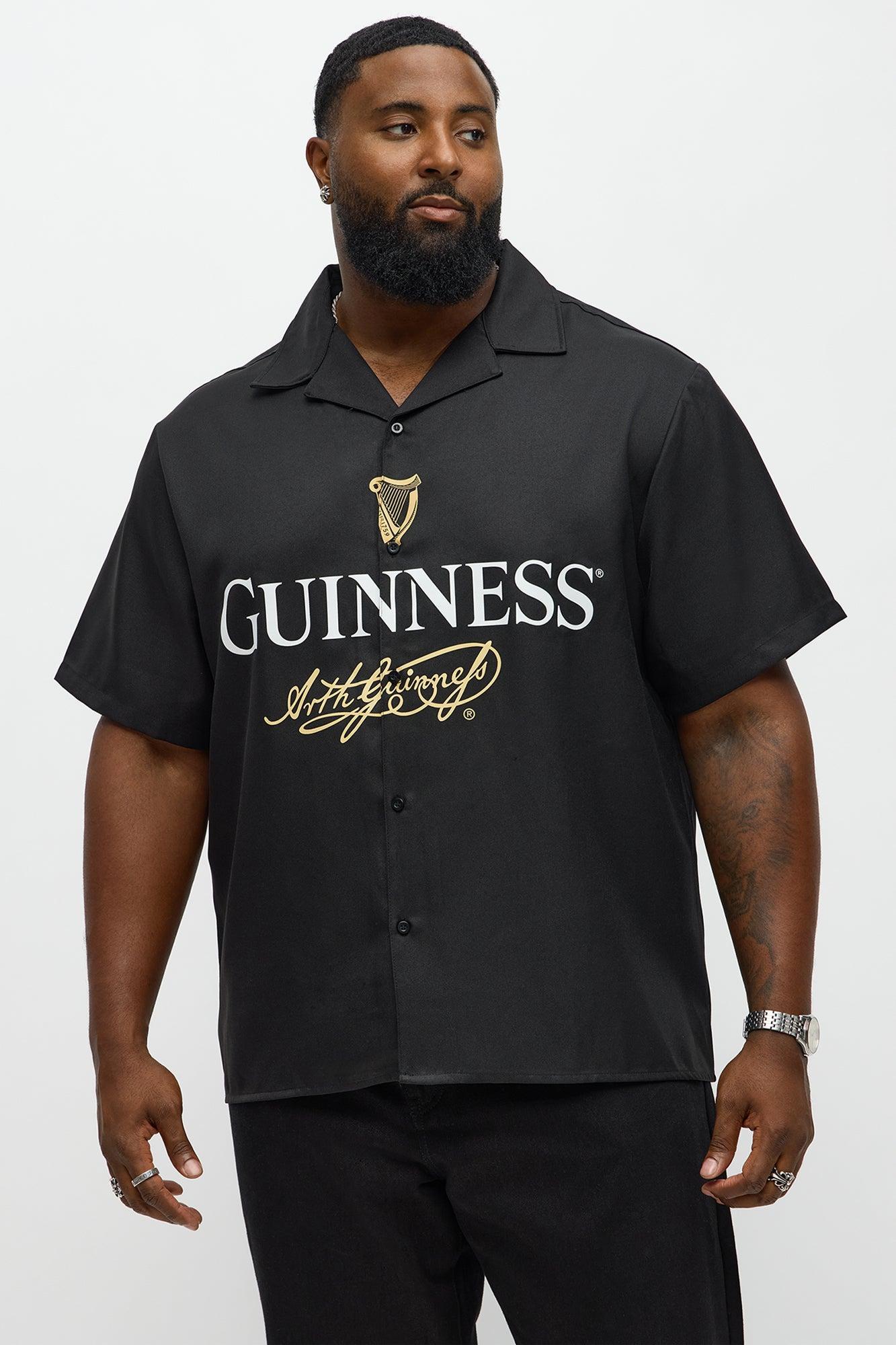 Guinness Button Up Shirt - Black Product Image