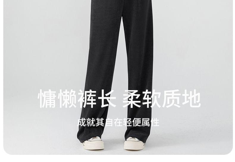 Maternity High Rise Plain Wide Leg Pants Product Image