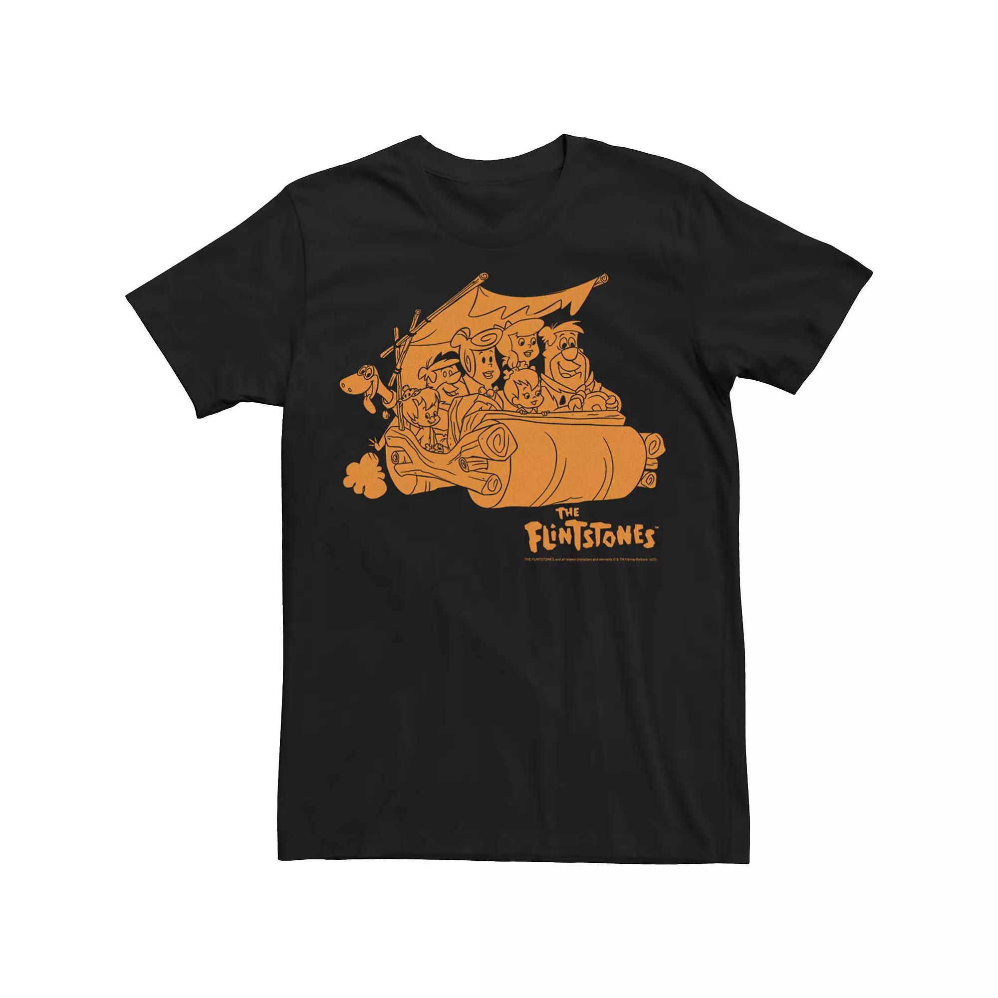 Men's Fintstone Kanji Stones Poster Tee, Size: 3XL, Black Product Image