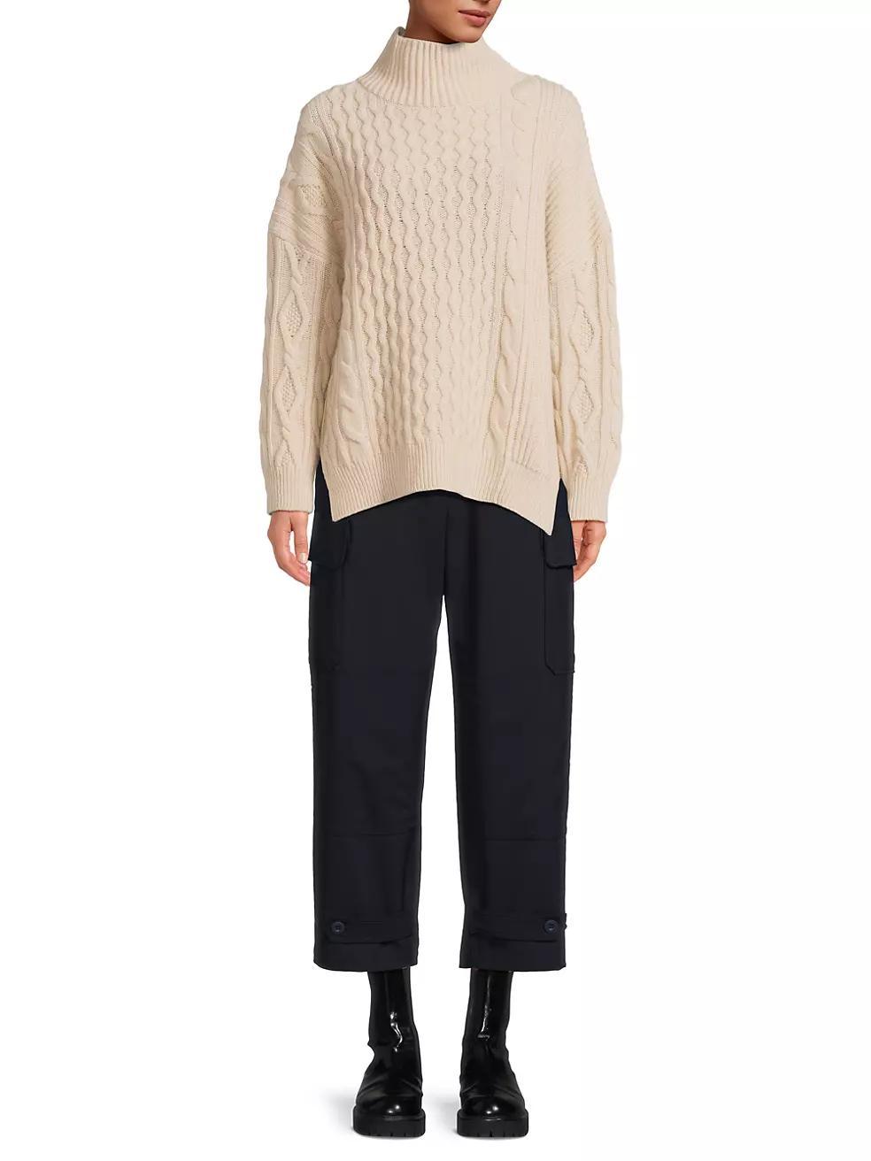 Boris High-Rise Cropped Cargo Pants Product Image