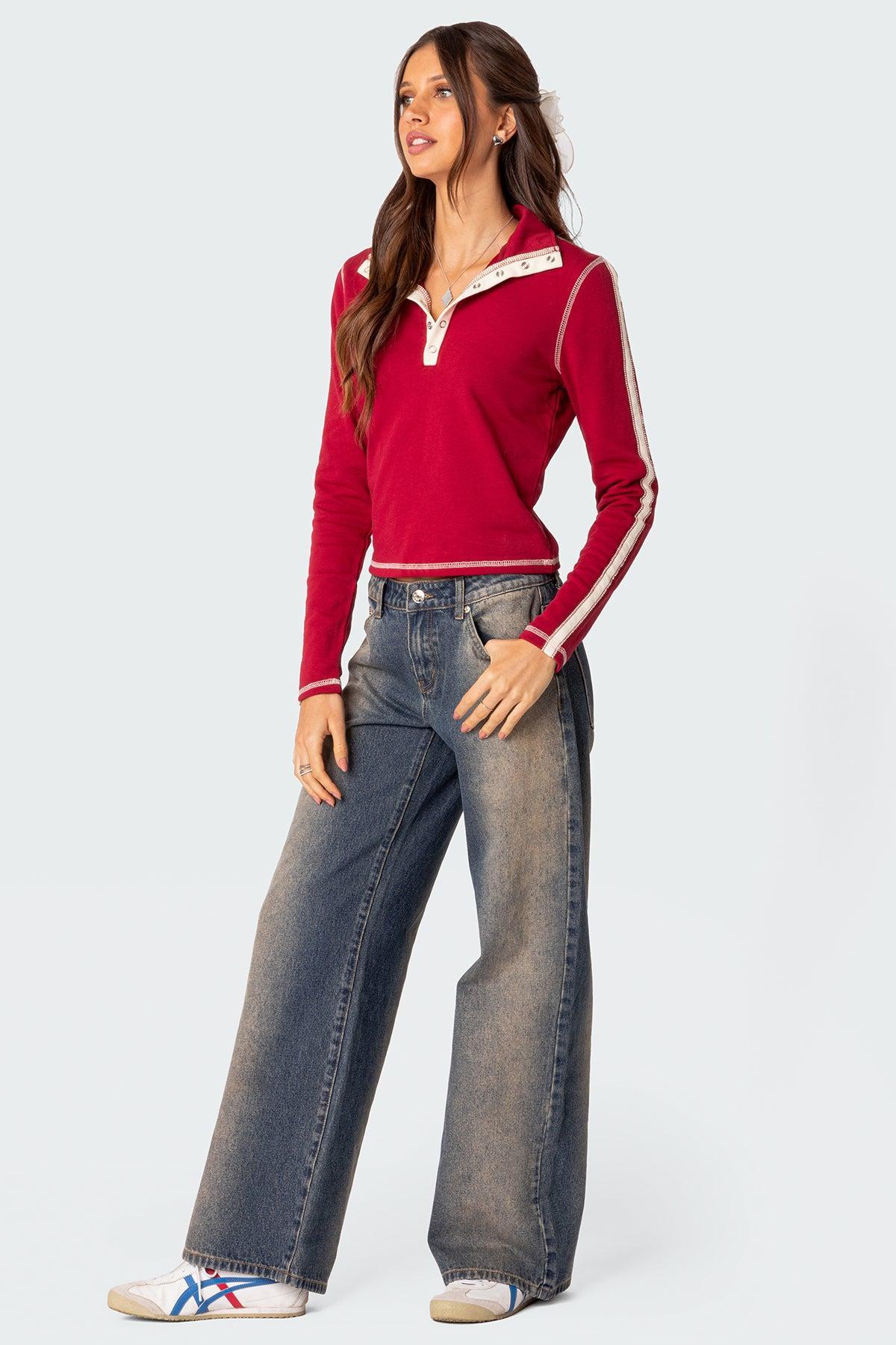 Raelynn Washed Low Rise Jeans Product Image
