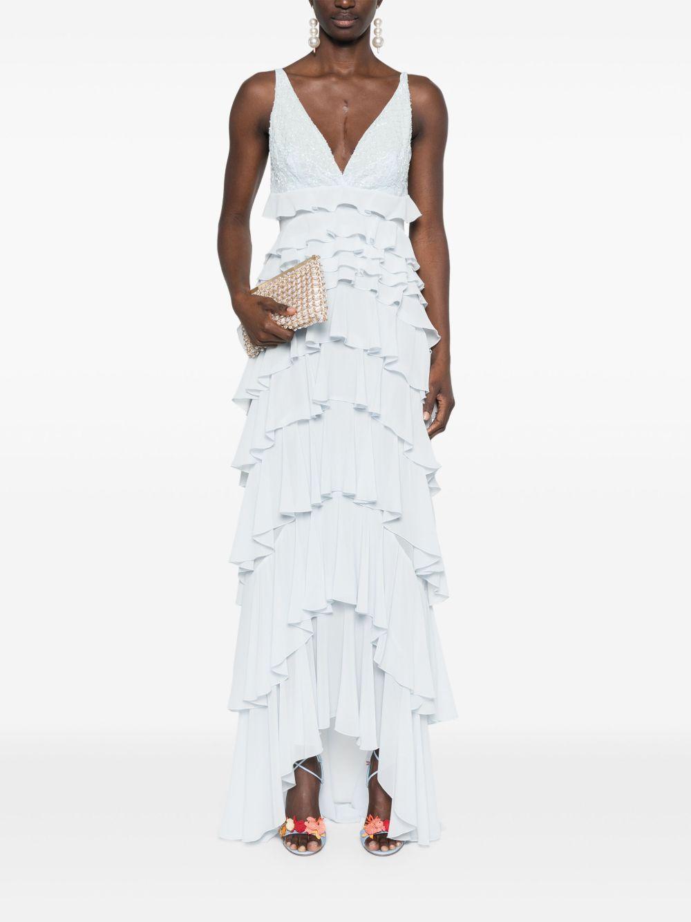 georgette tiered gown Product Image