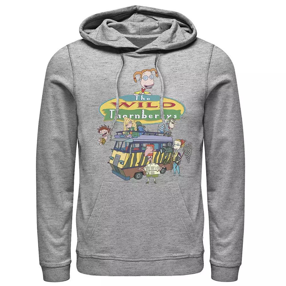 Men's Nickelodeon Wild Thornberries Family RV Gathering Logo Hoodie, Size: 3XL, Black Product Image