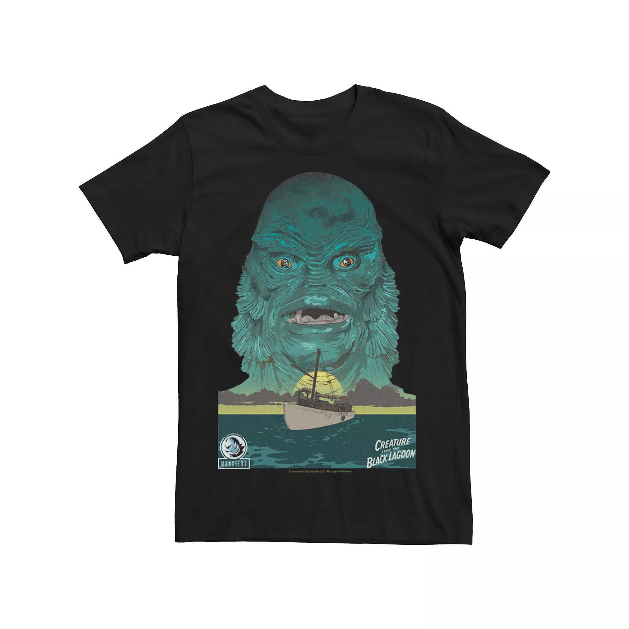 Big & Tall Just Fish Outdoor Tee, Men's, Size: XL Tall, Black Product Image
