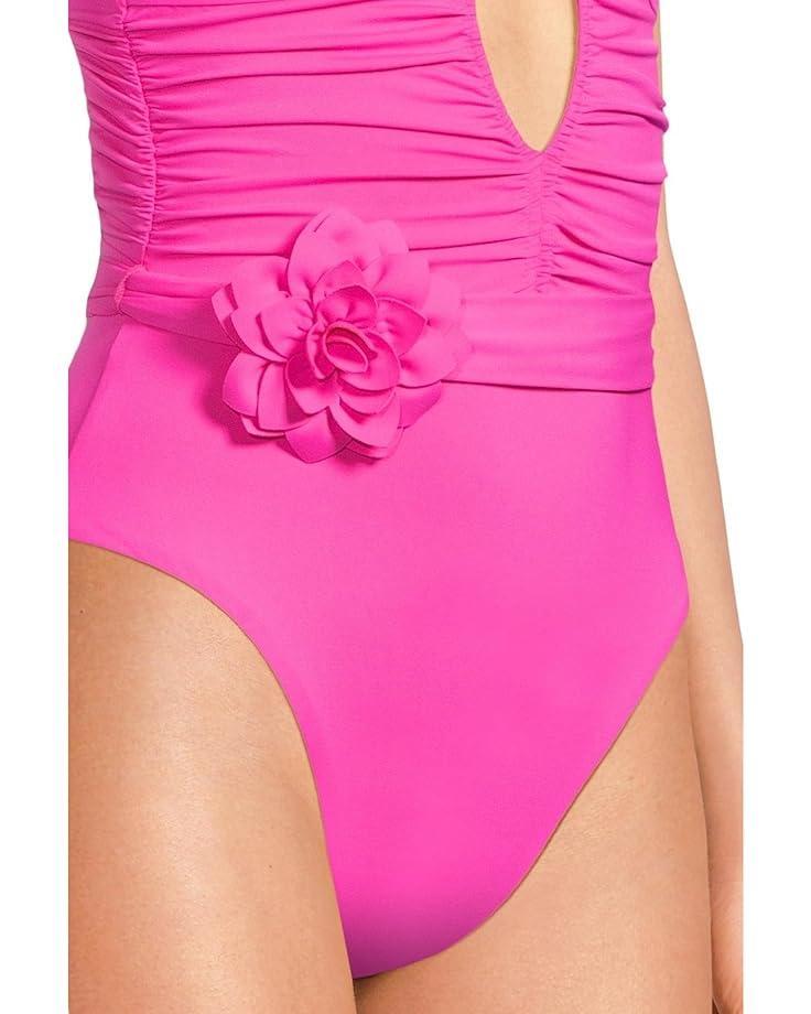 Colette Clare Crochet Flower Plunge One Piece Product Image
