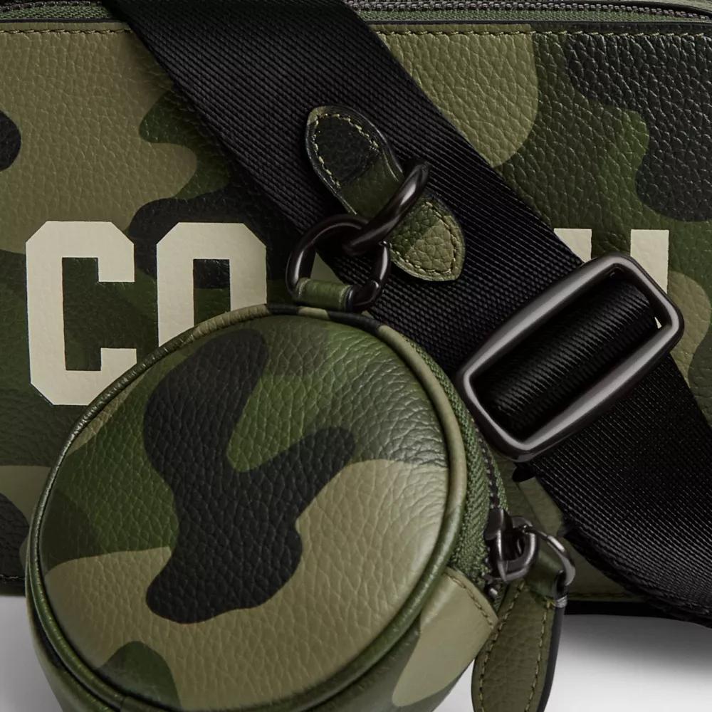 Charter Crossbody Bag 19 With Camo Print And Coach Graphic Product Image