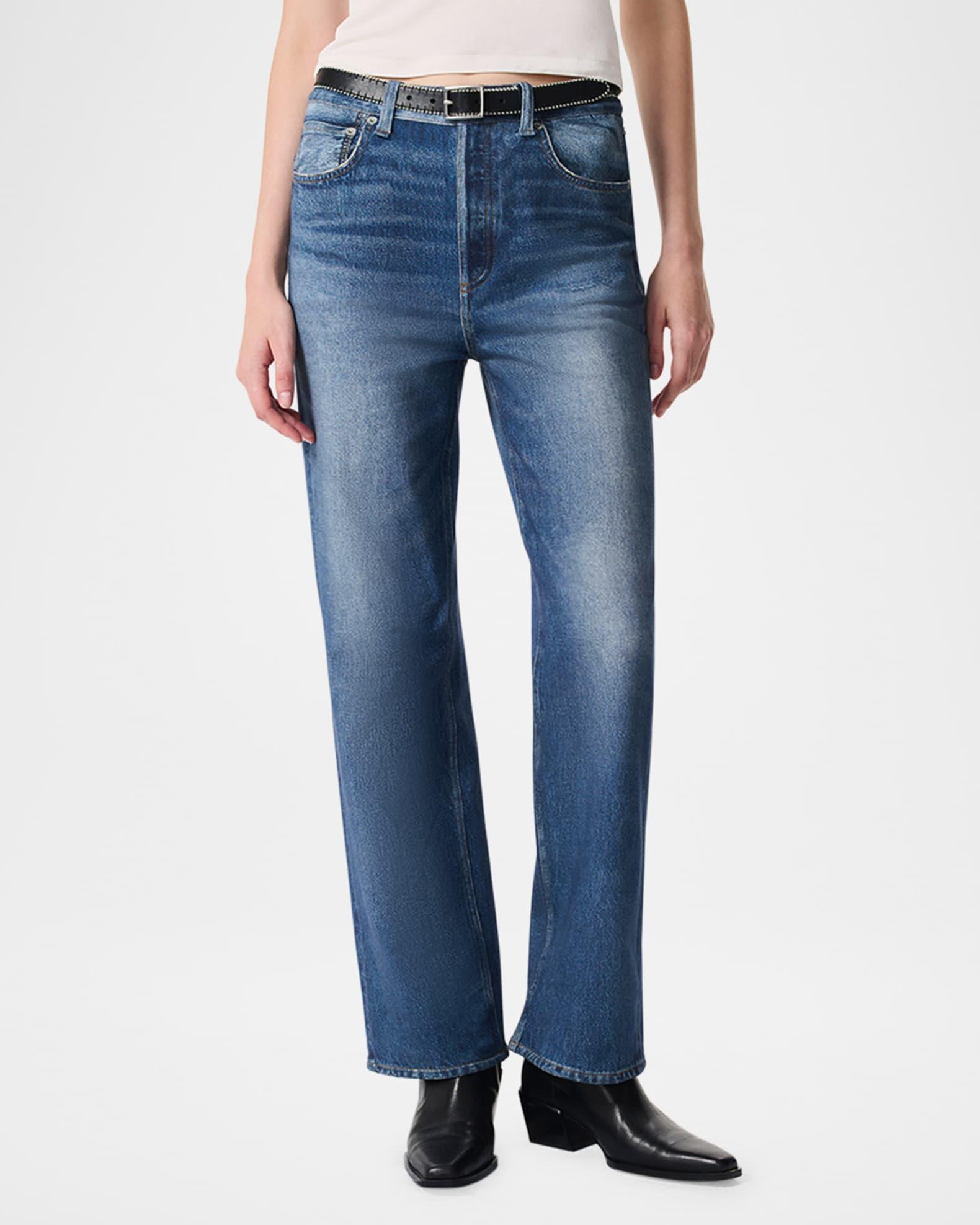 Miramar Shea High-Rise Ankle Straight Jeans Product Image