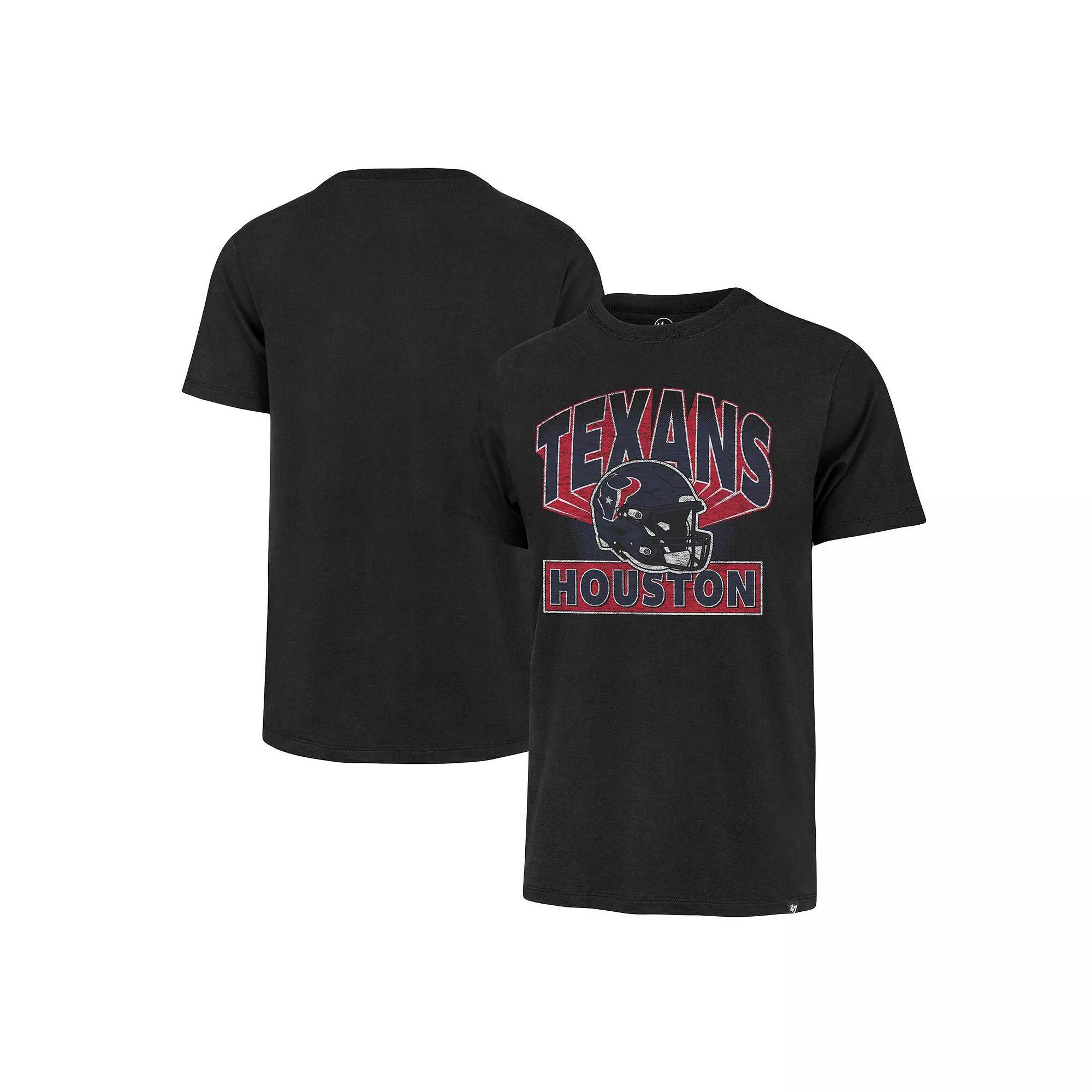 Men's '47 Black Houston Texans Amplify Franklin T-Shirt, Size: XL Product Image
