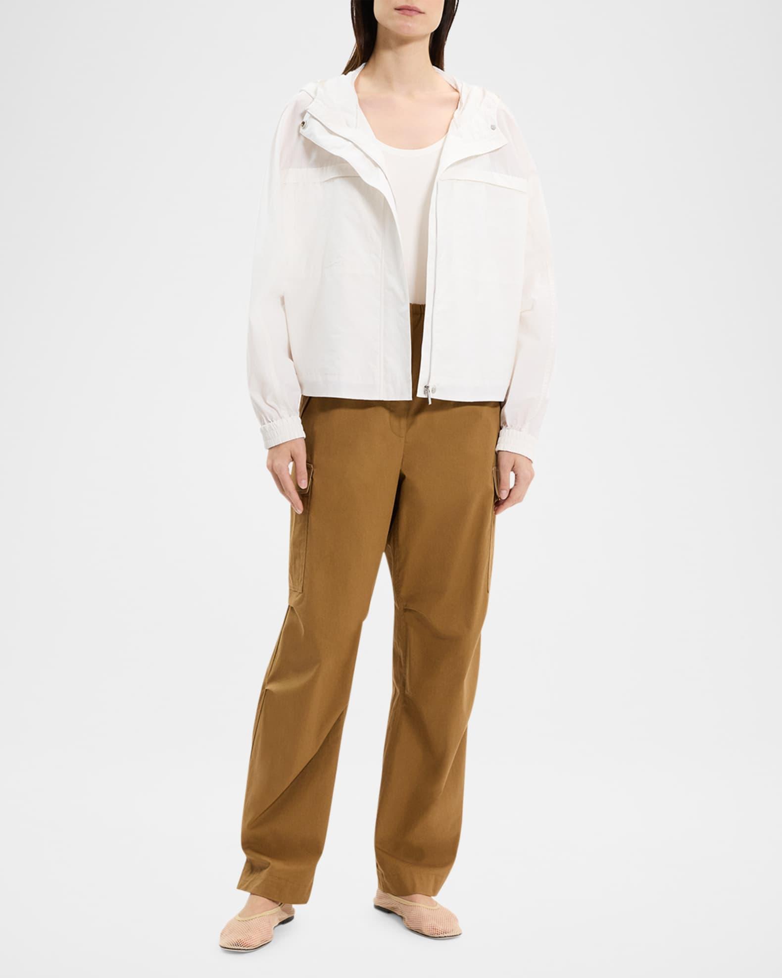 Gathered Hooded Jacket Product Image