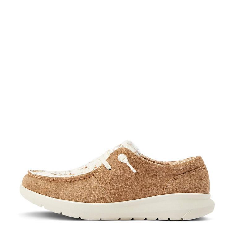 Ariat® Ladies' Hilo Walnut With Spotted Hair-On Shoes Product Image