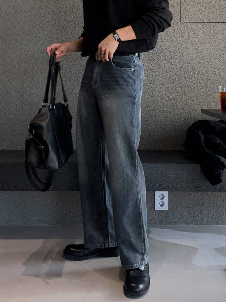 RT No. 12410 BLUE DENIM STRAIGHT JEANS Product Image