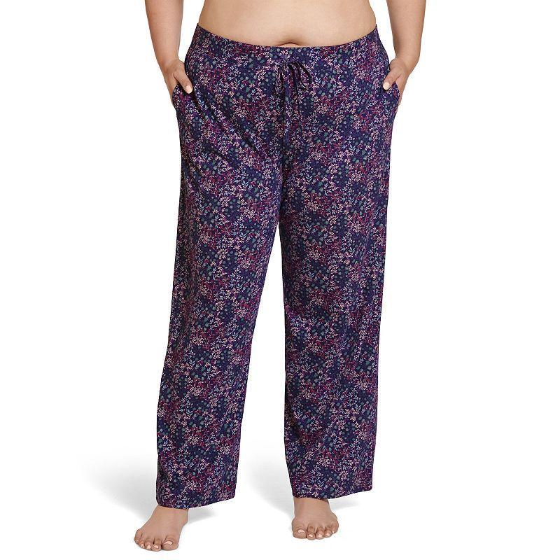 Plus Size Jockey Everyday Essentials Pajama Pants, Womens Grey Gray Product Image