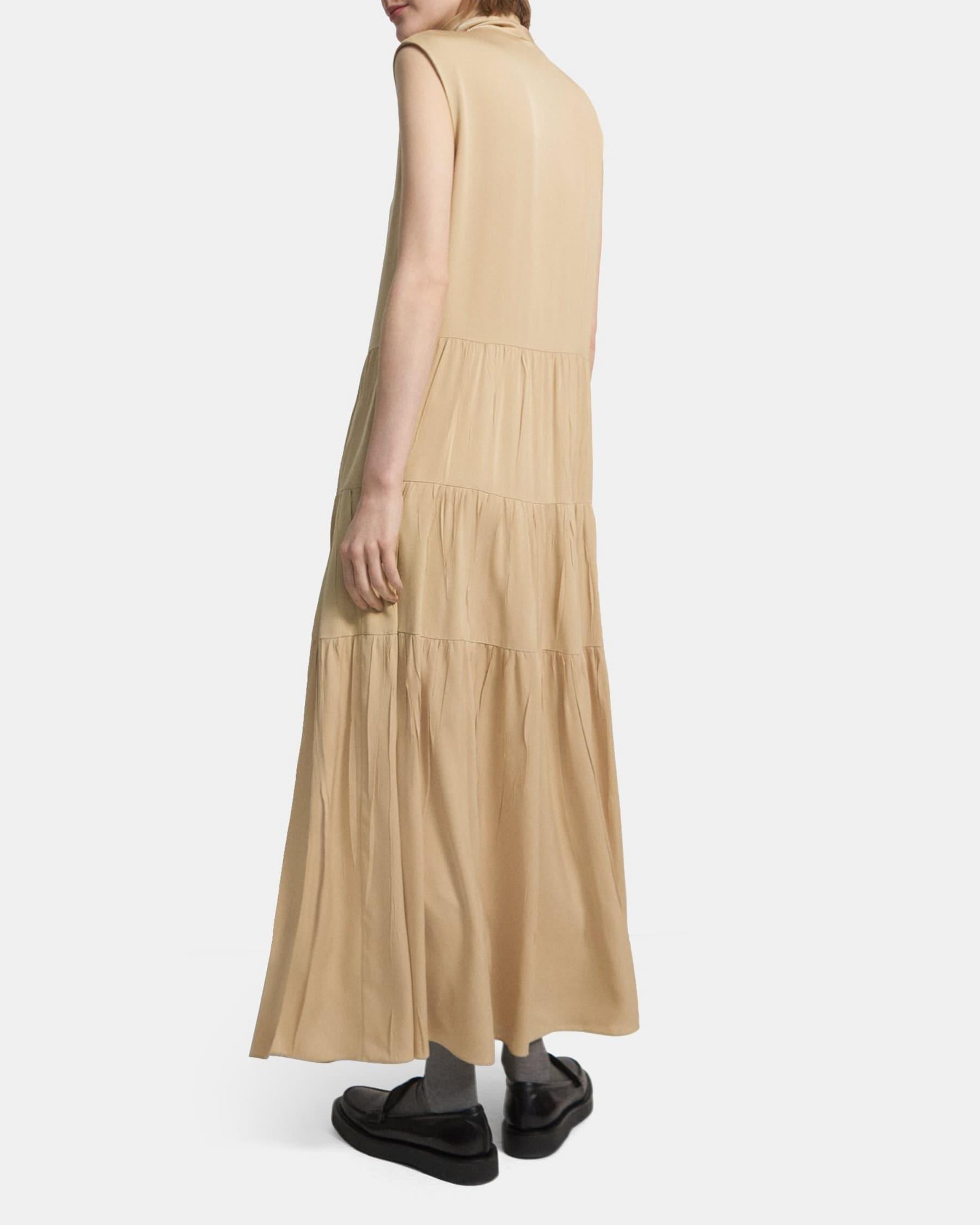 Tiered Georgette Dress Product Image