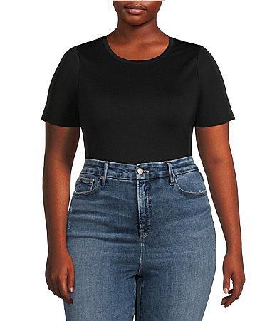Good American Short Sleeve Scuba Bodysuit Product Image